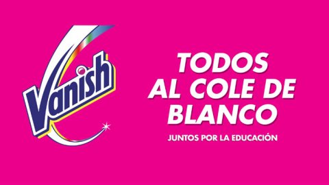"Todos al cole de blanco", la campaña de Vanish creada por NINCH