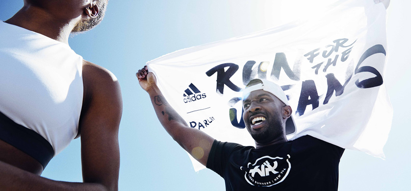 Acción de adidas y Parley por el cuidado del océano