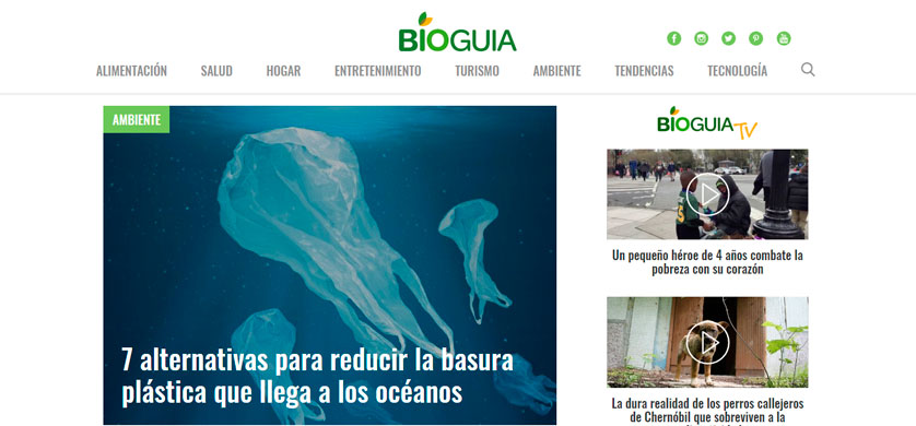 Bioguía relanza su sitio con una imagen renovada