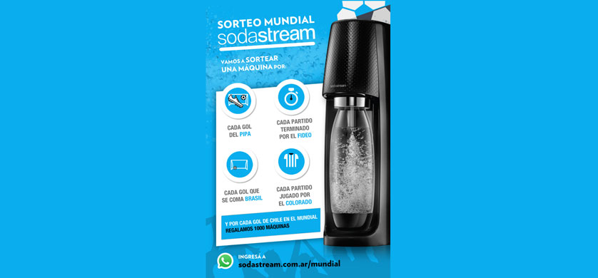 SodaStream lanzó una acción para el Mundial