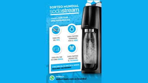 SodaStream lanzó una acción para el Mundial