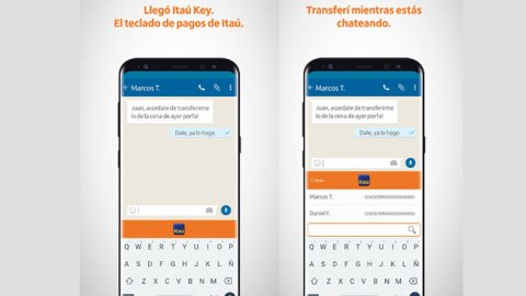 Itaú lanzó una app para transferir dinero por WhatsApp