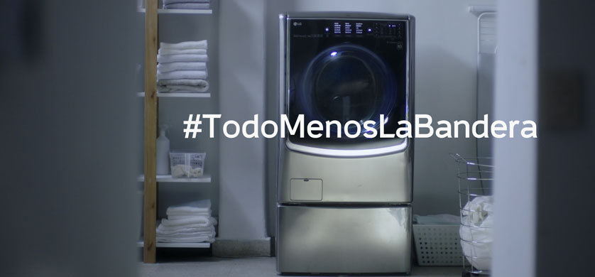 #TodoMenosLaBandera, la campaña de LG por el Día de la Bandera 