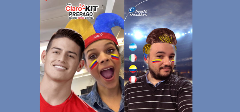 Acciones de IMS y Snapchat en Colombia con las marcas