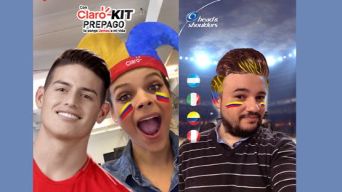 Acciones de IMS y Snapchat en Colombia con las marcas