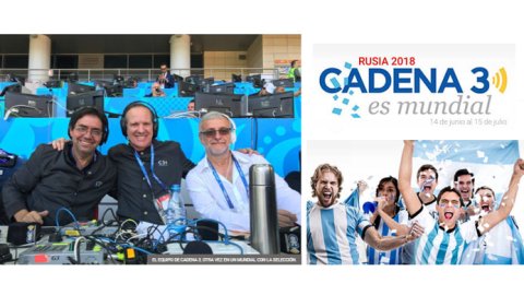 Cadena 3 transmite desde Rusia con la máxima calidad de audio