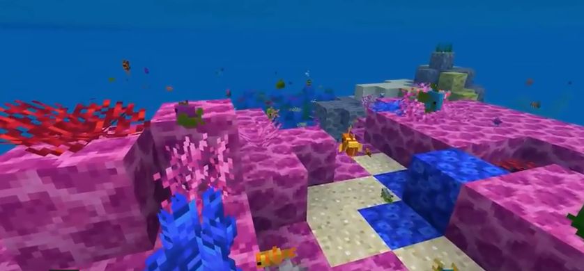 Campaña de concientización del juego Minecraft por los arrecifes de corales