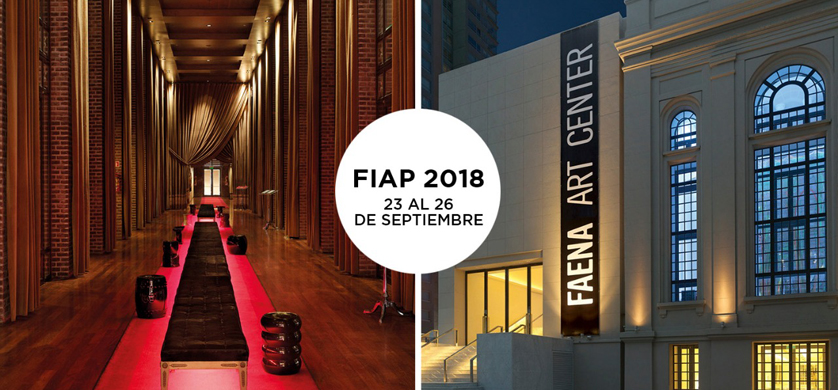 El FIAP 2018 se realizará en el Faena y el Faena Art Center