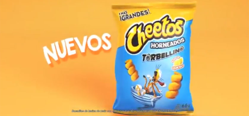 PepsiCo presentó los Cheetos Torbellino con una campaña