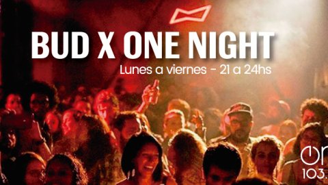 One 103.7 puso al aire un nuevo programa nocturno: Bud X One Nights