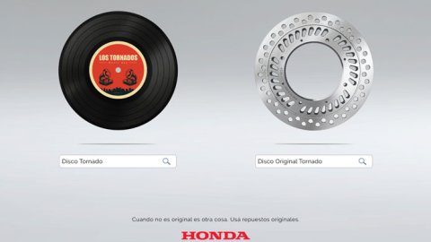"Si no es original, es otra cosa", de Almacén para Honda Genuine Parts