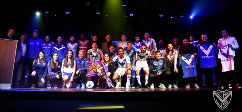 Kappa presentó la nueva camiseta de Vélez Sarsfield