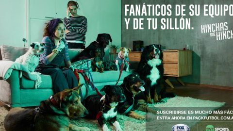 "Hinchas que hinchan", la campaña de Ponce para FOX Sports y TNT Sports