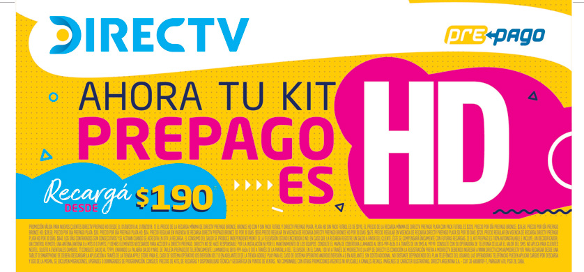 DirecTV anunció la llegada de Prepago HD con un comercial