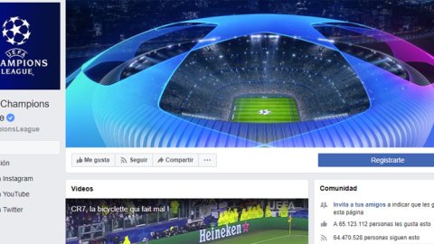 Facebook obtuvo los derechos de la Champions League en América Latina