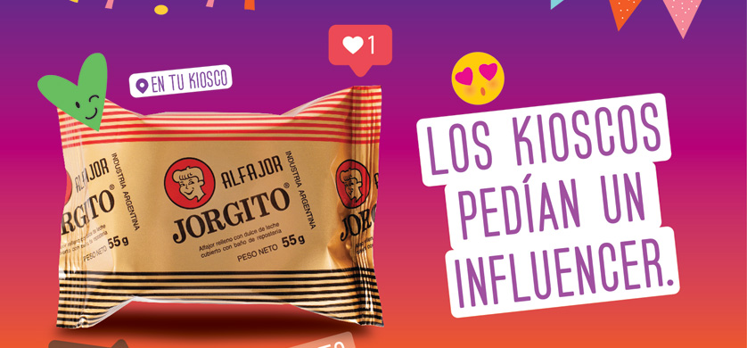 "El alfajor que nos conecta a todos", nueva campaña de FWK Argentina para Jorgito