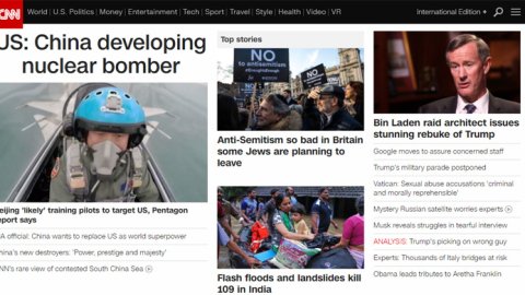 En junio, CNN fue el sitio de noticias más leído en el mundo
