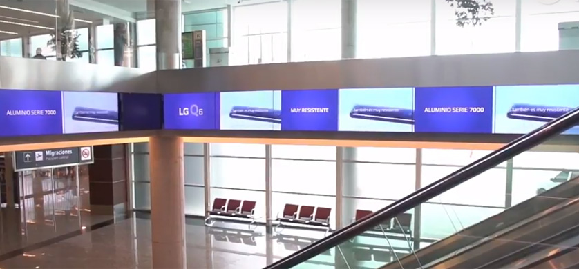 Airport Media creó nuevos circuitos digitales en el Aeropuerto de Ezeiza