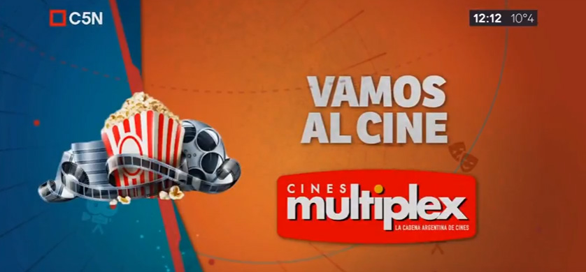 Acción de C5N junto a Cines Multiplex con los estrenos de la semana