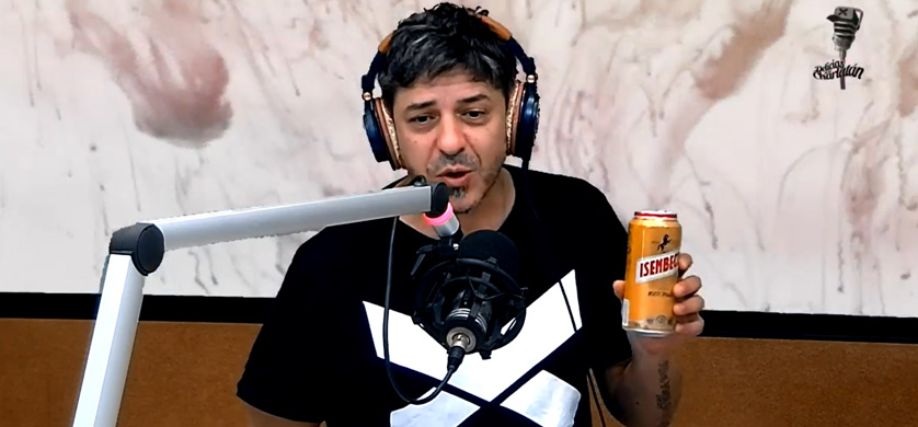 Isenbeck en la programación de Vorterix