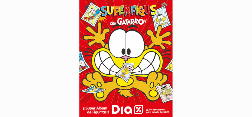 Gaturro llegó a Supermercados DIA