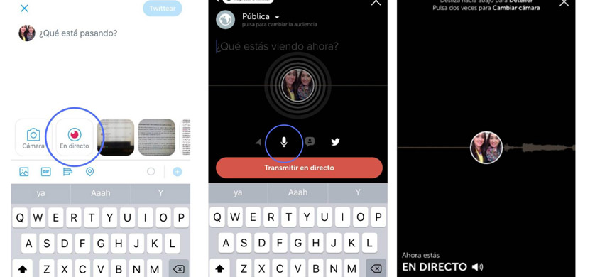 Twitter lanza una herramienta para transmitir audio en vivo