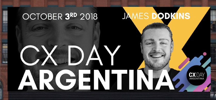 James Dodkins vendrá al CX Day Argentina 2018