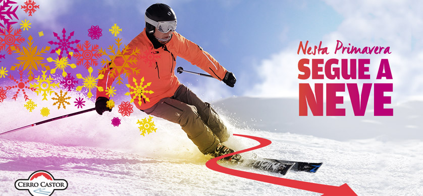 "Sigue la Nieve", la campaña de THET Studio para Cerro Castor