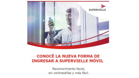 Banco Supervielle agregó el reconocimiento facial a su aplicación móvil