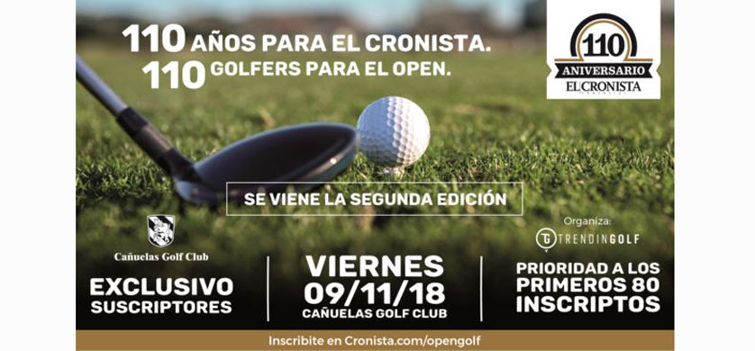 Se viene la segunda edición del Cronista Open Golf