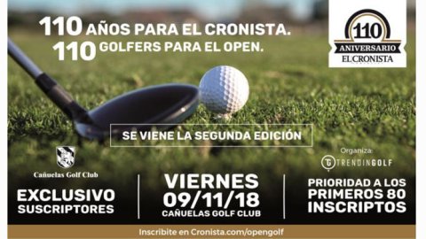 Se viene la segunda edición del Cronista Open Golf