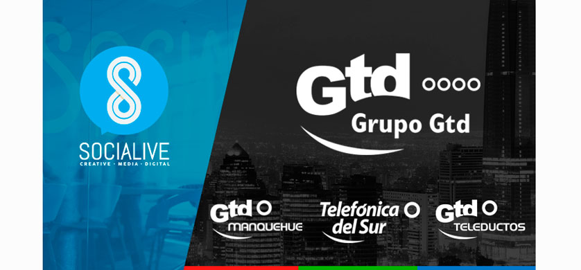 Grupo GTD elige a Socialive Chile como nueva agencia digital