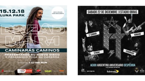 TM Eventos anuncia sus recitales de fin de año