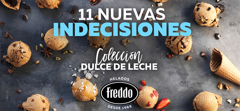 "Colección Dulce de Leche", lo nuevo de 361 para Freddo