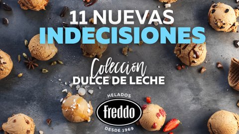"Colección Dulce de Leche", lo nuevo de 361 para Freddo