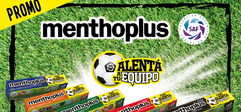 Menthoplus presenta la promo "Alentá a tu equipo"