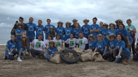 P&G y Fundación Vida Silvestre limpiaron la playa en Mar de Cobo