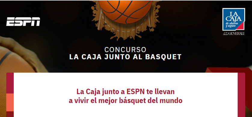La Caja junto a ESPN te lleva a vivir el mejor básquet del mundo