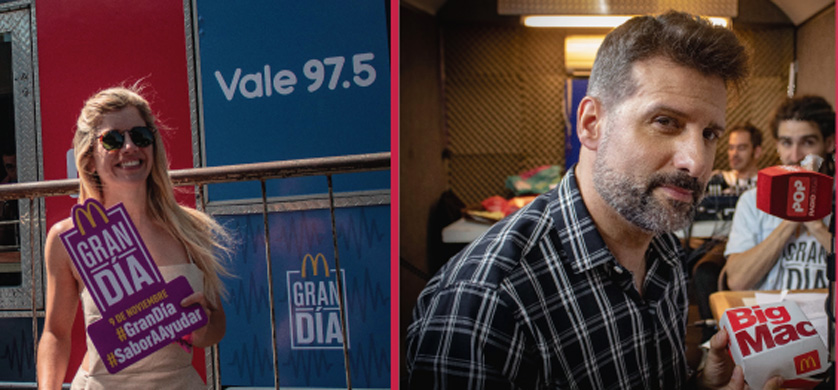Pop, Radio 10 y Vale transmitieron una jornada solidaria