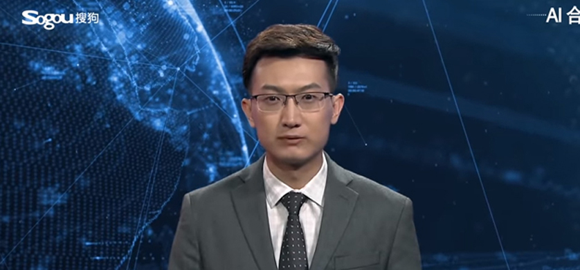 China creó un conductor de noticiero generado con inteligencia artificial