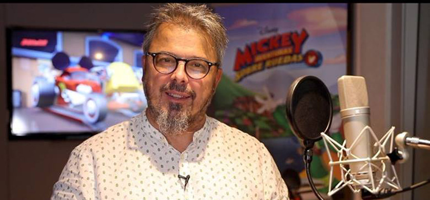 Donato de Santis dará voz a un chef animado en "Mickey: Aventuras sobre ruedas"