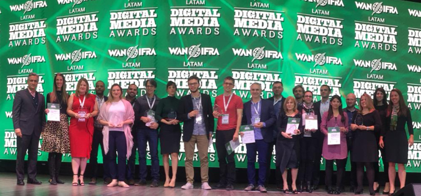 WAN-IFRA dio a conocer los ganadores de la cuarta edición de sus Premios LATAM Digital Media