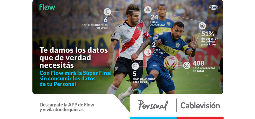 R/GA creó para Personal y Cablevisión un comercial por la final de la Libertadores