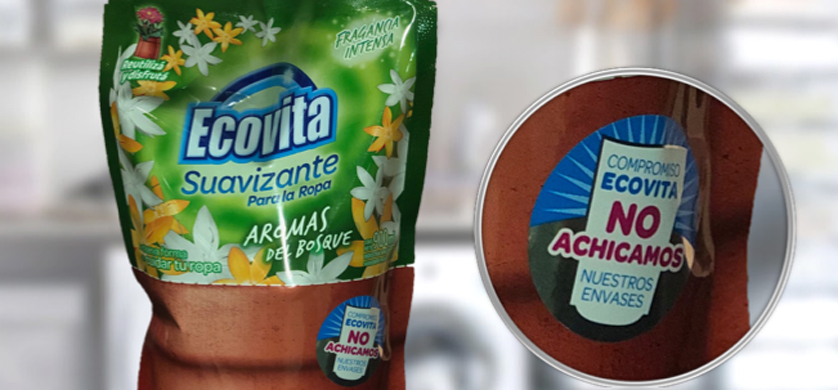 Ecovita lanzó la campaña "No achicamos nuestros envases"