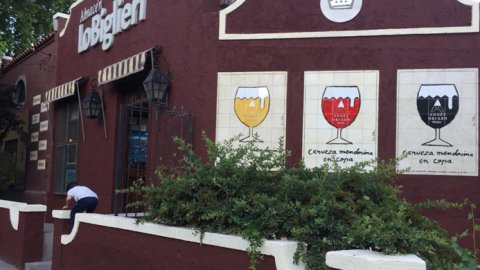 Instalación de arte para el lanzamiento de la cerveza Andes Origen