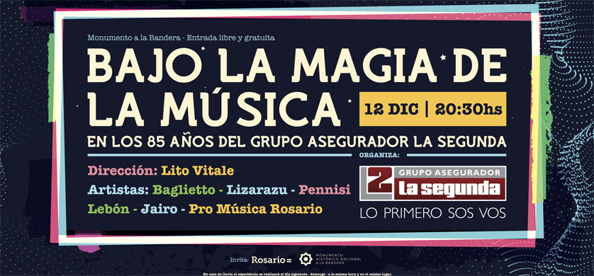 La Segunda presenta: “Bajo la Magia de la Música”