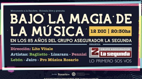 La Segunda presenta: “Bajo la Magia de la Música”