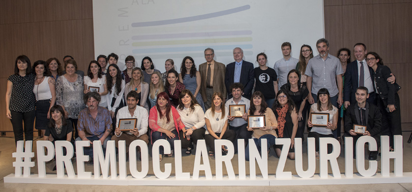 Se entregaron los premios Clarín-Zurich a la Educación