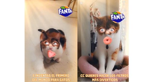 Fanta México lanza en Snapchat el primer lente para gatos