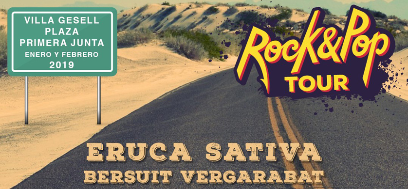 El Rock & Pop Tour vuelve a la ruta y la próxima parada es Villa Gesell